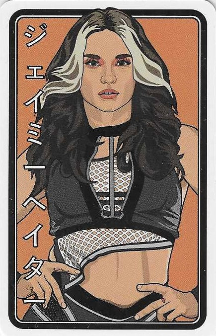Jamie Hayter trading card PW Catalog