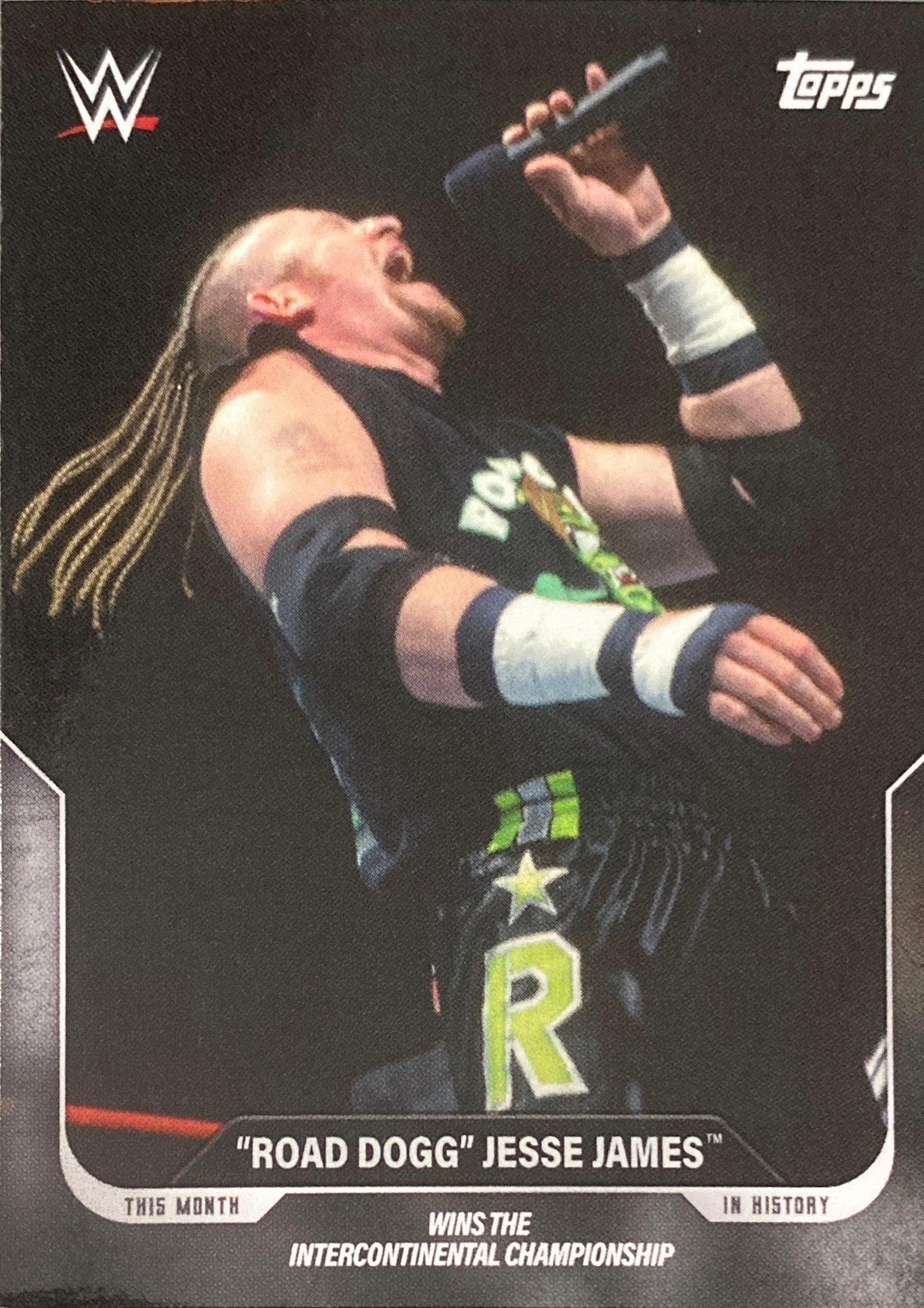 Wrestlemania XV – March 28, 1999 “Road Dogg” Jesse James Wins the Intercontinental Championship trading card PW Catalog