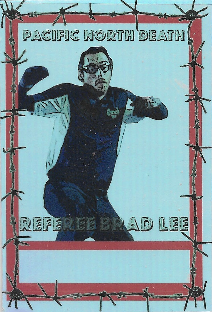 Referee Brad LEE trading card PW Catalog