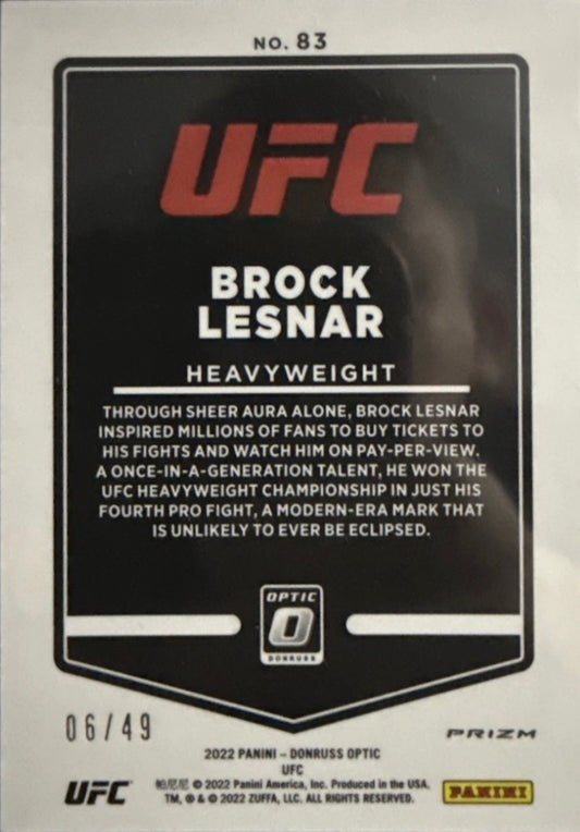 Brock Lesnar trading card PW Catalog