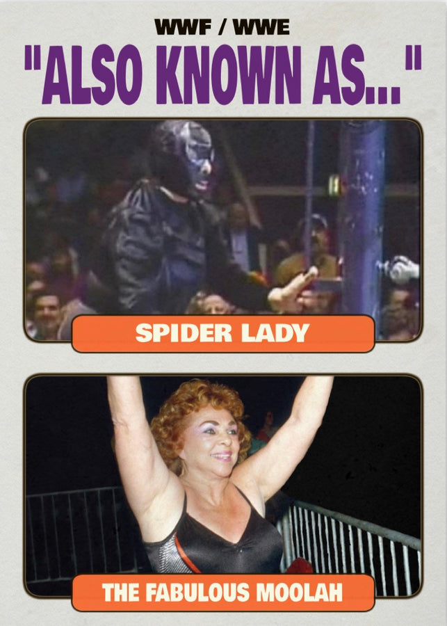 Spider Lady / the Fabulous Moolah trading card PW Catalog