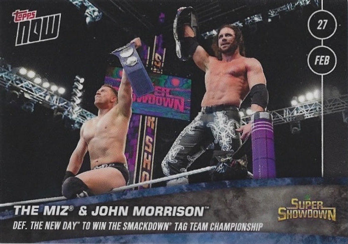 The MIZ & John Morrison DEF. the New Day to Win the SmackDown TAG Team Championship