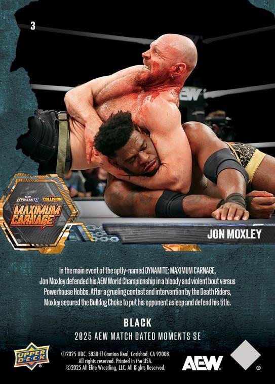 JON Moxley – AEW World Champion JON Moxley IS AS Brutal AS Ever in HIS Successful Title Defense Against Powerhouse Hobbs