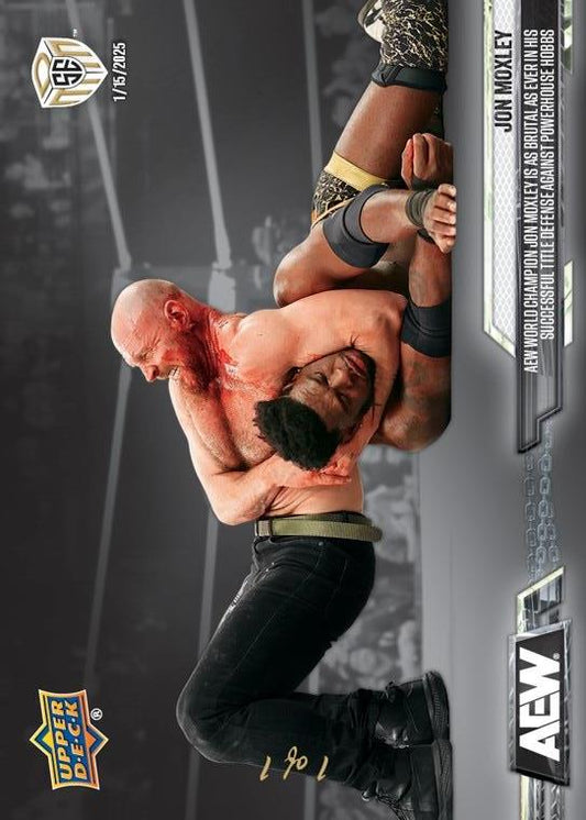 JON Moxley – AEW World Champion JON Moxley IS AS Brutal AS Ever in HIS Successful Title Defense Against Powerhouse Hobbs