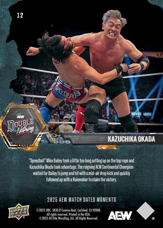 Kazuchika Okada – Kazuchika Okada Takes Advantage of Late Mistake, Defeats “Speedball” Mike Bailey to Retain the AEW Continental Championship - image 2