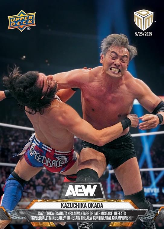 Kazuchika Okada – Kazuchika Okada Takes Advantage of Late Mistake, Defeats “Speedball” Mike Bailey to Retain the AEW Continental Championship