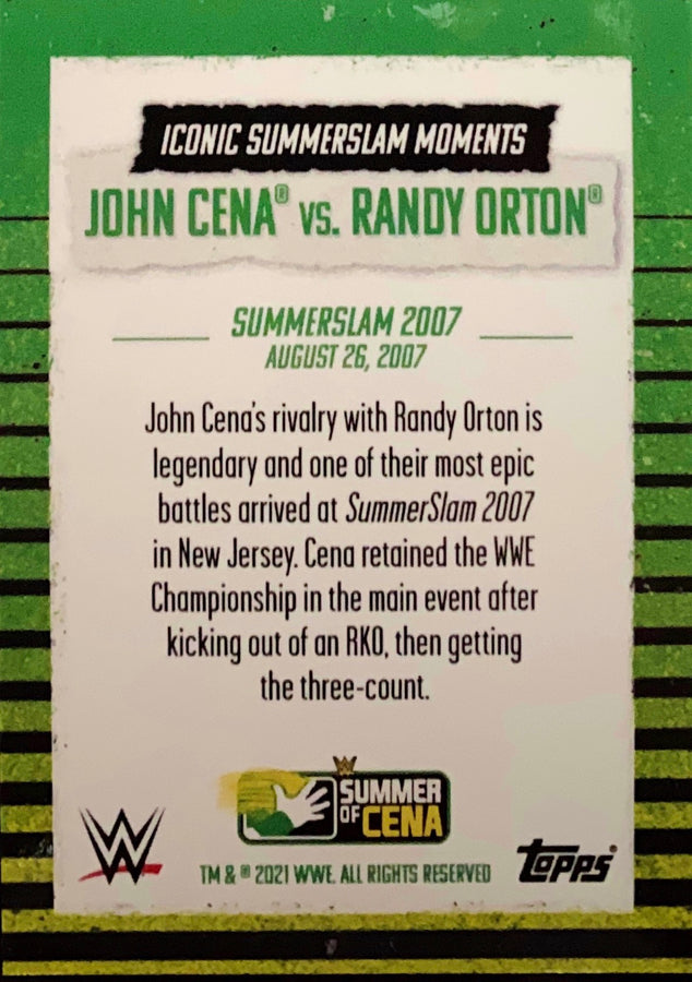 Iconic SummerSlam Moments – John Cena vs. Randy Orton