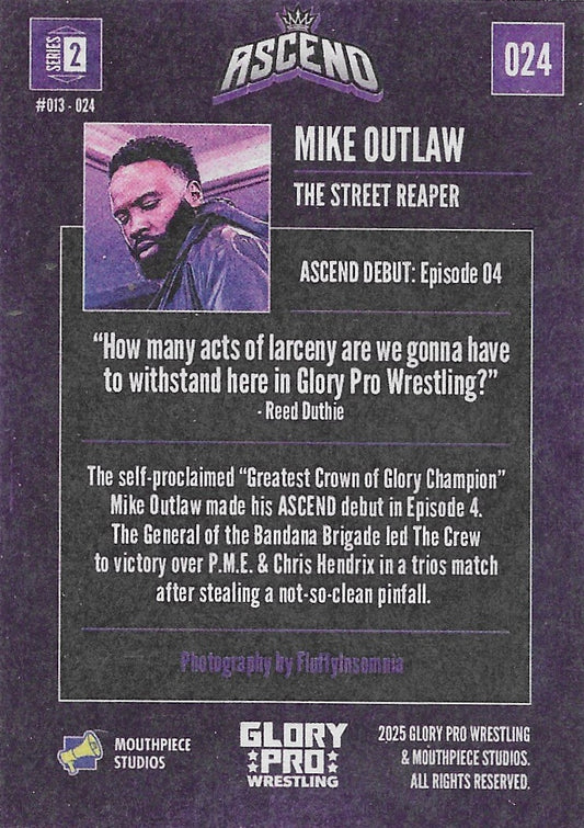 Mike Outlaw – Real Name. NO Gimmicks.