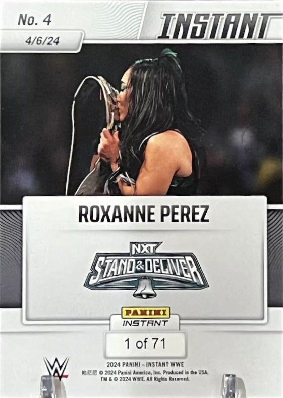Roxanne Perez – Roxanne Perez Wins the NXT Women’s Championship trading card PW Catalog