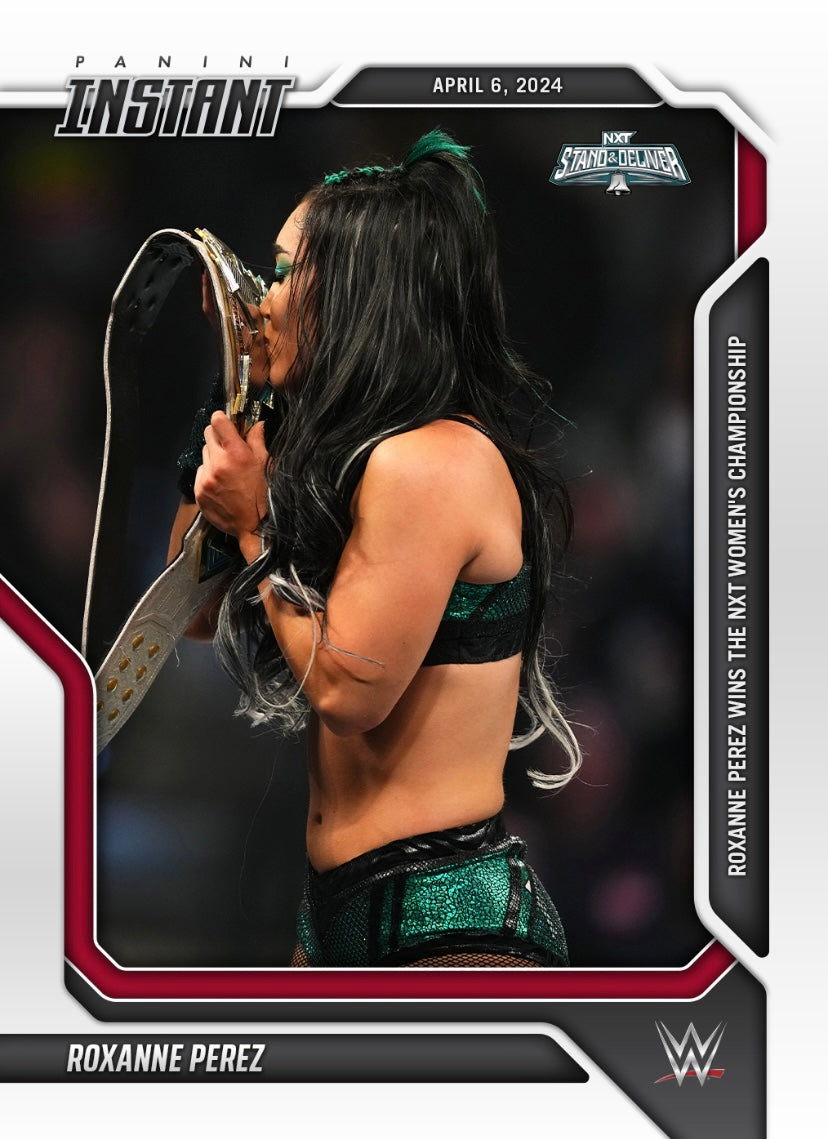 Roxanne Perez – Roxanne Perez Wins the NXT Women’s Championship trading card PW Catalog