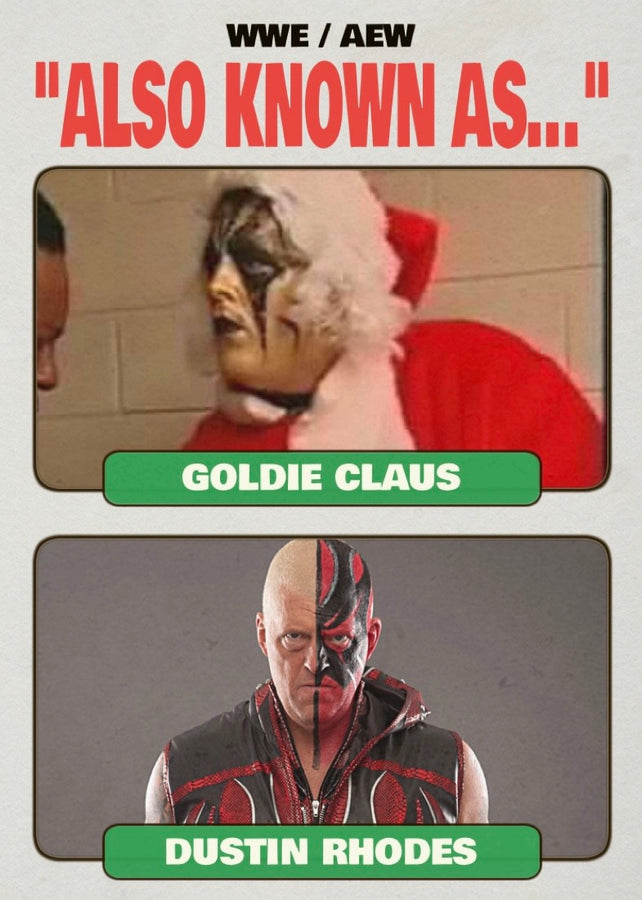 Goldie Claus / Dustin Rhodes trading card PW Catalog