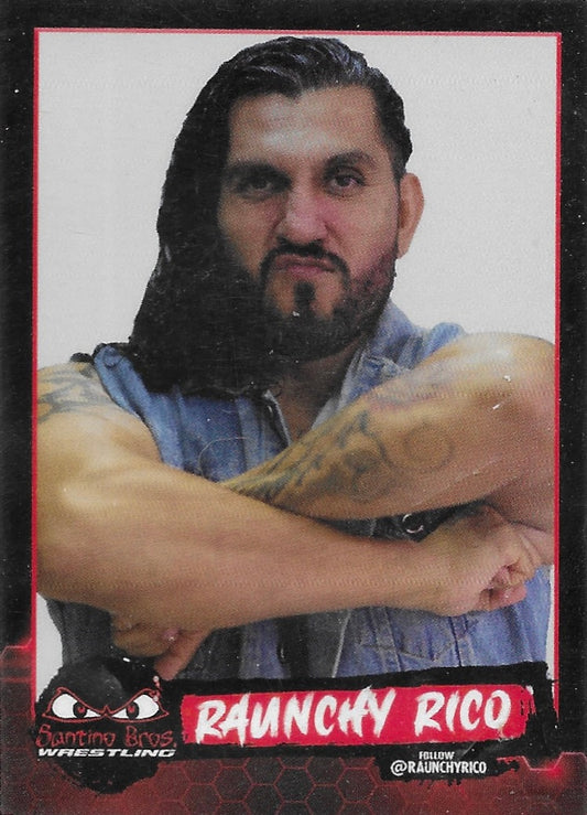 Raunchy Rico trading card PW Catalog
