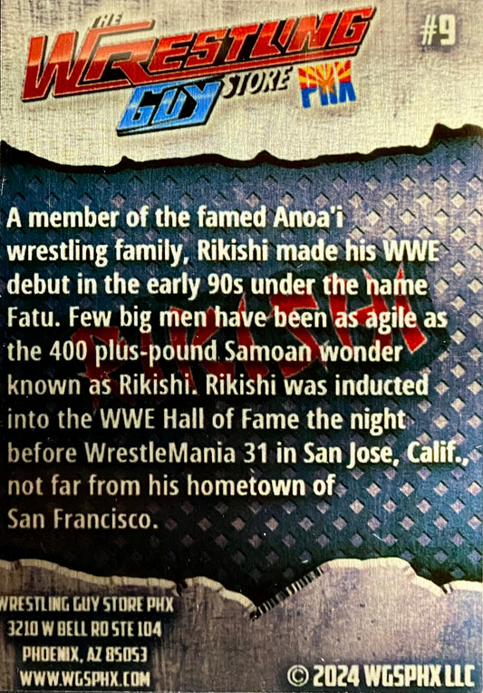 Rikishi trading card PW Catalog