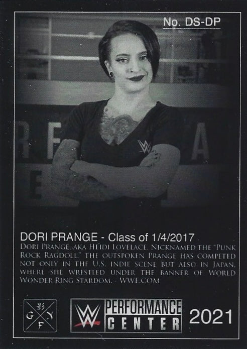 Dori Prange / Ruby Riot – Class of 1/4/2017 trading card PWcatalog