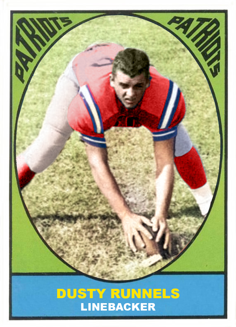 Dusty Runnels – Patriots trading card PW Catalog