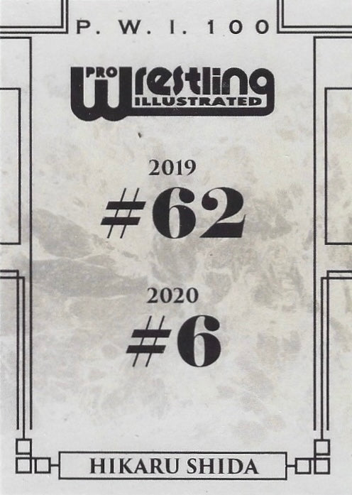 Hikaru Shida trading card PW Catalog