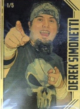 Derek Simonetti trading card PW Catalog