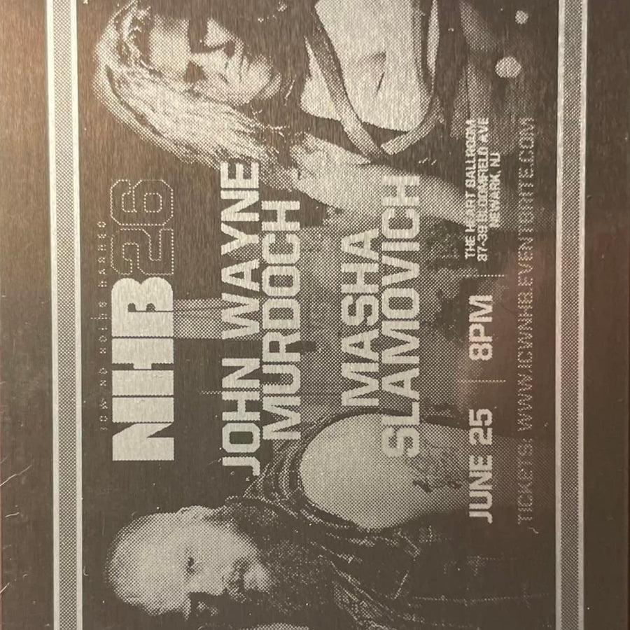 John Wayne Murdoch vs Masha Slamovich trading card PW Catalog