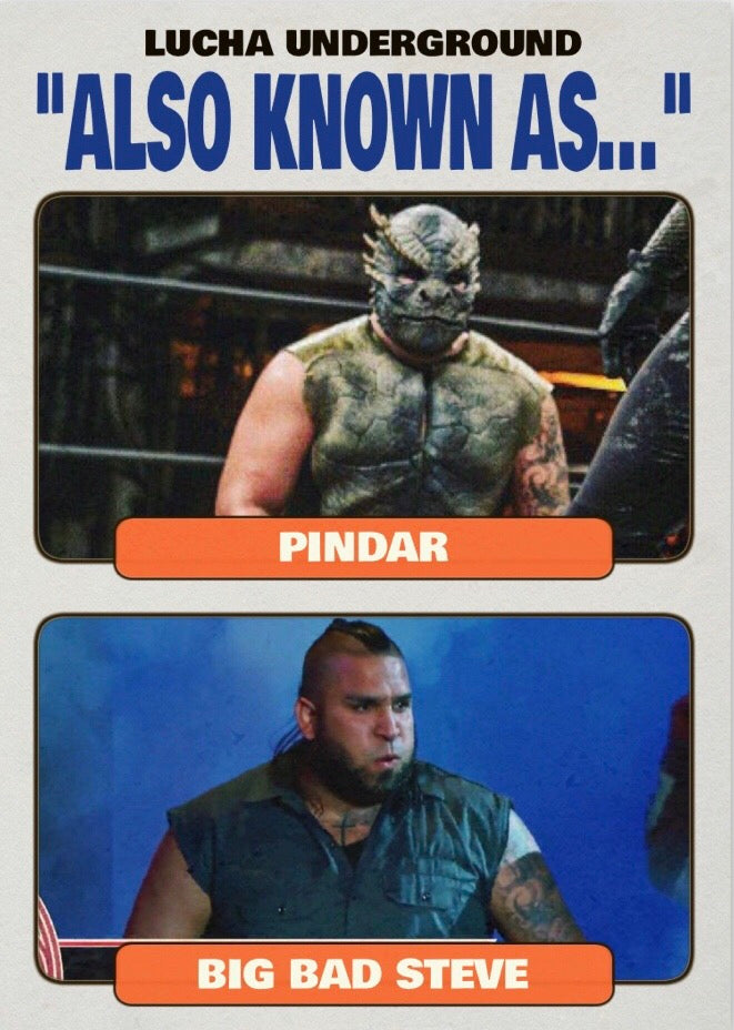 Pindar / Big Bad Steve trading card PW Catalog