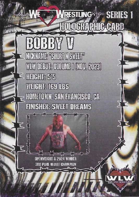 Bobby V – 3rd Pure Heart Champion trading card PW Catalog
