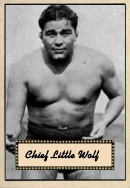 Chief Little Wolf trading card PW Catalog