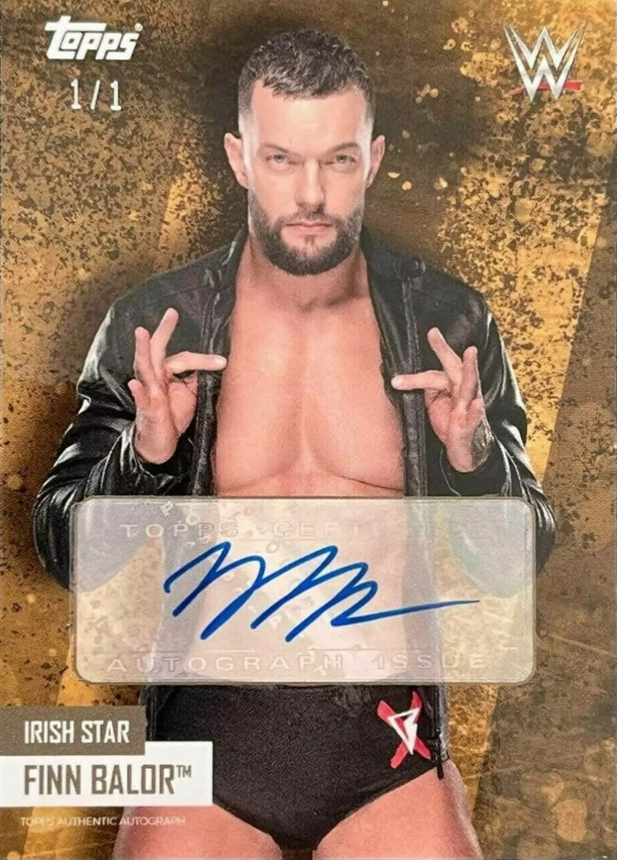 Irish Star – Finn Balor trading card PW Catalog
