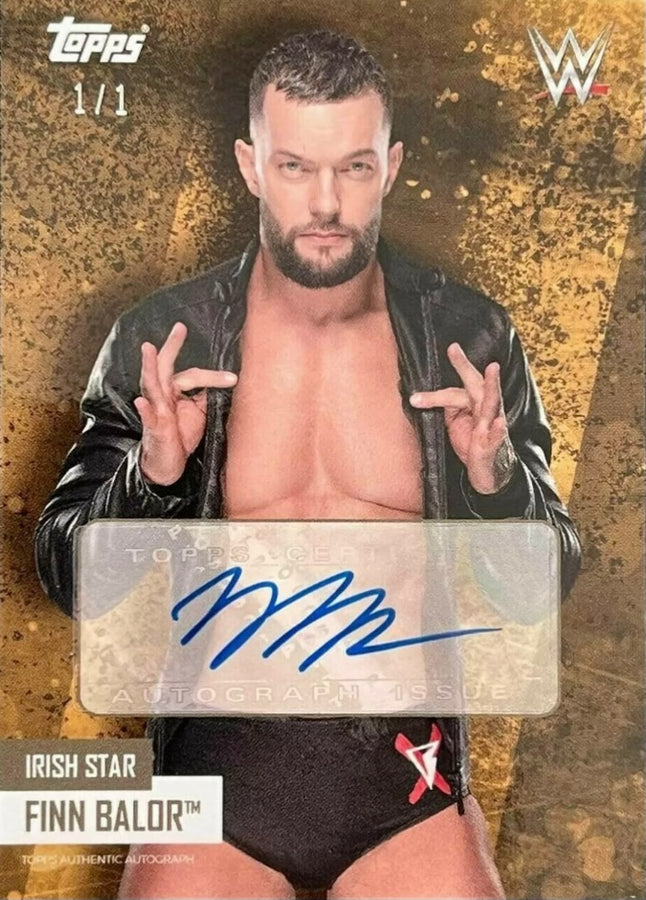 Irish Star – Finn Balor trading card PW Catalog
