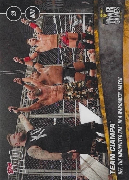Team Ciampa DEF. the Undisputed ERA in a Wargames Match