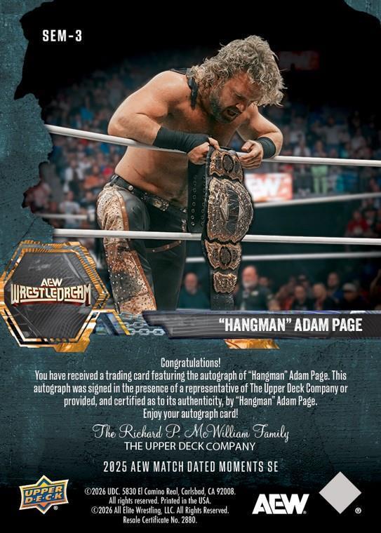 “Hangman” Adam Page – “Hangman” Adam Page Defeats Samoa JOE, Retains the AEW World Championship
