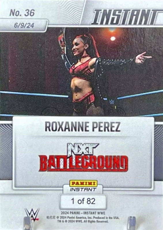 Roxanne Perez – Roxanne Perez Retains NXT Women’s Championship trading card PW Catalog