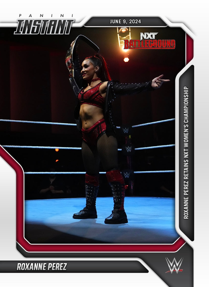 Roxanne Perez – Roxanne Perez Retains NXT Women’s Championship trading card PW Catalog