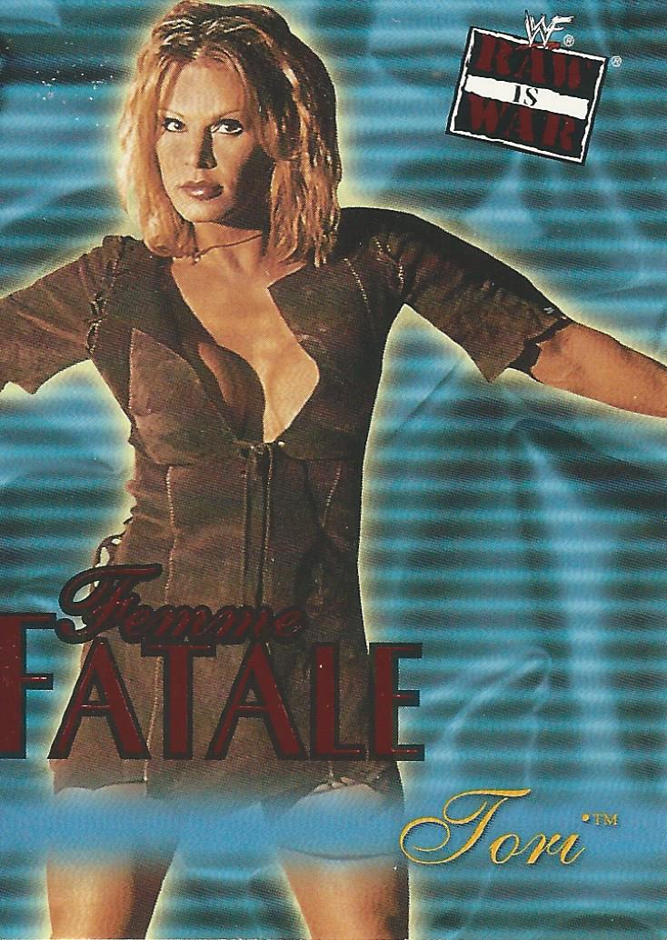 WWF Fleer Raw 2001 Tori Femme Fatale 20 of 20 trading card PW Catalog
