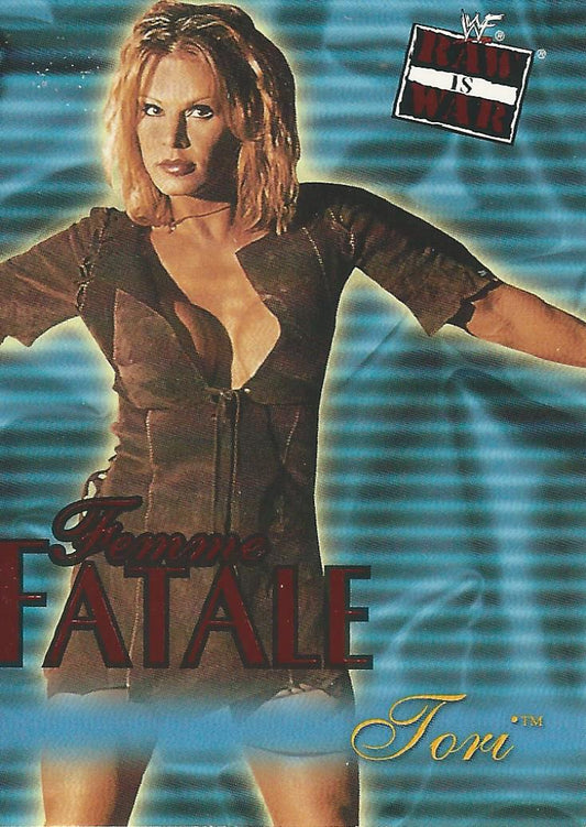 WWF Fleer Raw 2001 Tori Femme Fatale 20 of 20 trading card PW Catalog