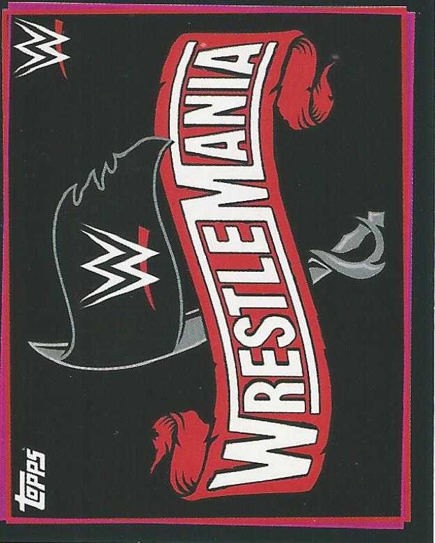 WWE Topps Road to Wrestlemania Stickers 2021 Logo #120
