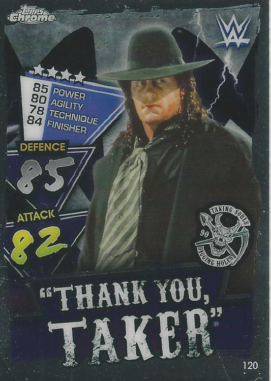 WWE Topps Slam Attax Chrome 2021 Undertaker #120