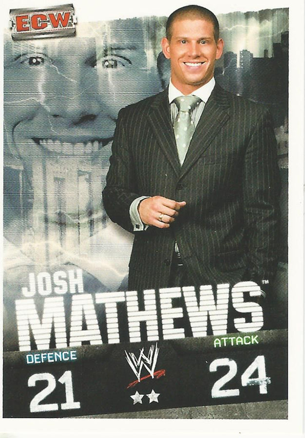 WWE Topps Slam Attax Evolution 2010 Josh Matthews #120