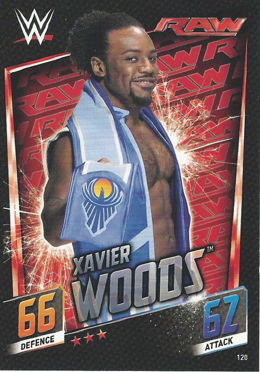 WWE Topps Slam Attax 2015 Then Now Forever Xavier Woods #120