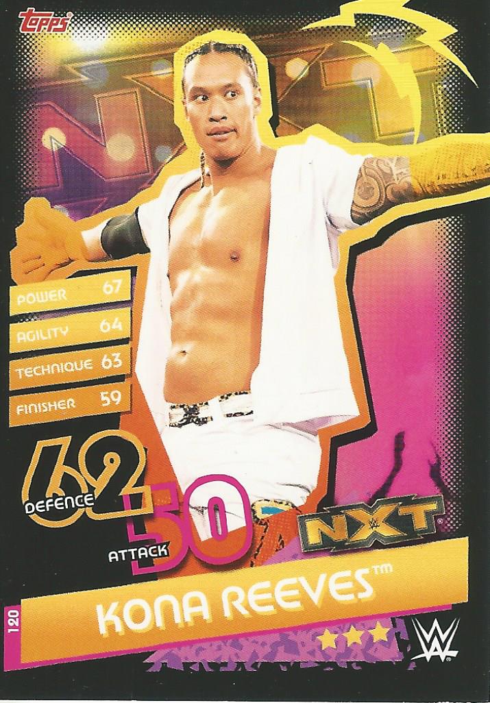 WWE Topps Slam Attax Reloaded 2020 Kona Reeves #120 NXT