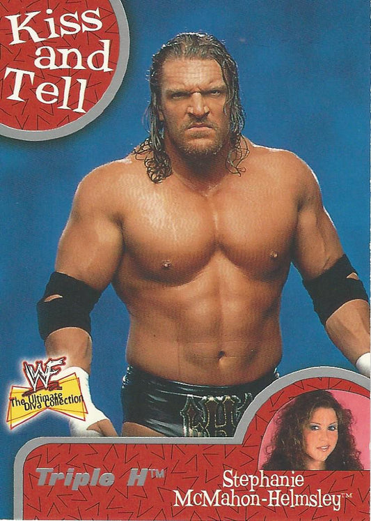 WWF Fleer Ultimate Diva Collection 2001 Triple H KT 5 of 12 trading card PW Catalog