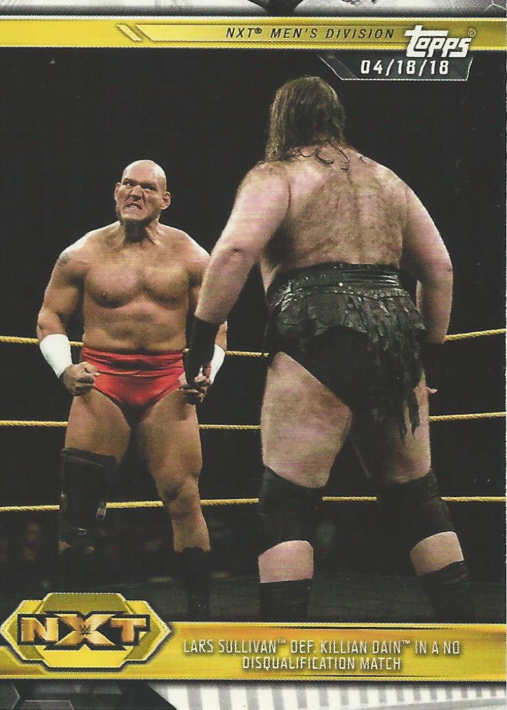 WWE Topps NXT 2019 Lars Sullivan #20