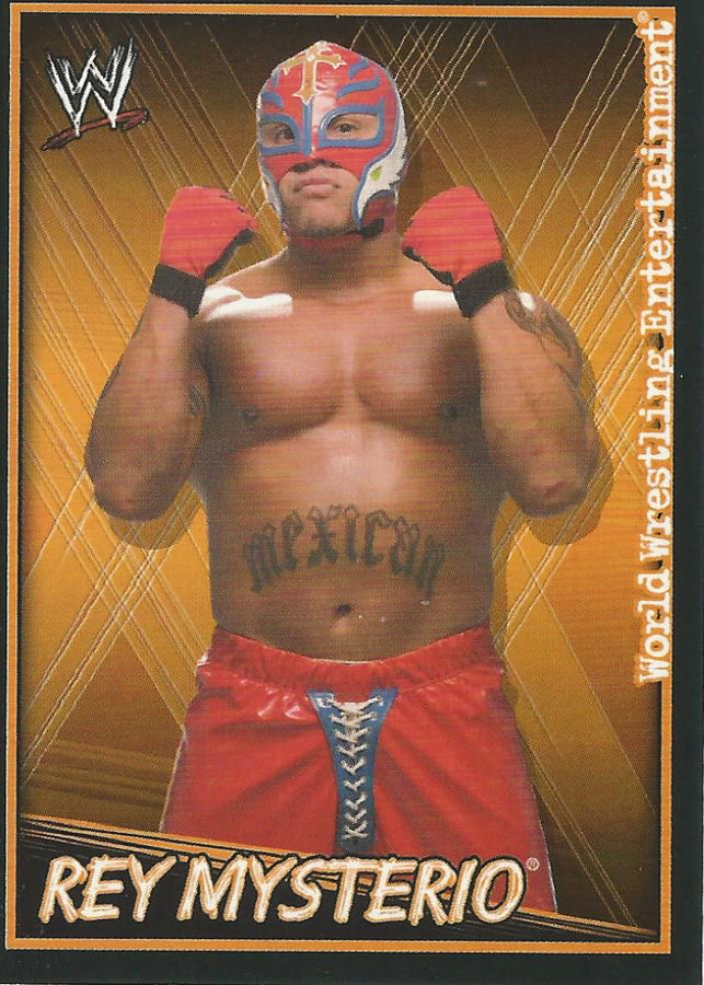 WWE Topps Superstars Uncovered 2007 Sticker Rey Mysterio #120
