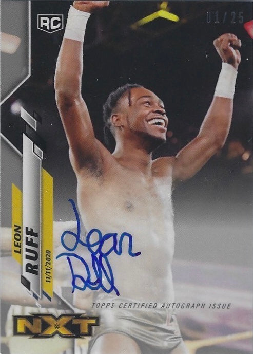 Leon Ruff trading card PW Catalog