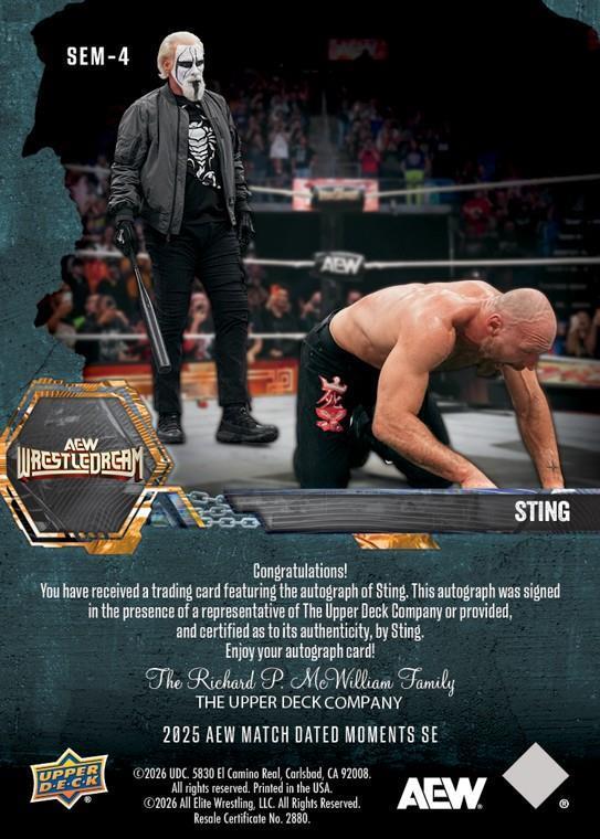 Sting – Sting Comes to the AID of Darby Allin and Helps HIM Defeat JON Moxley