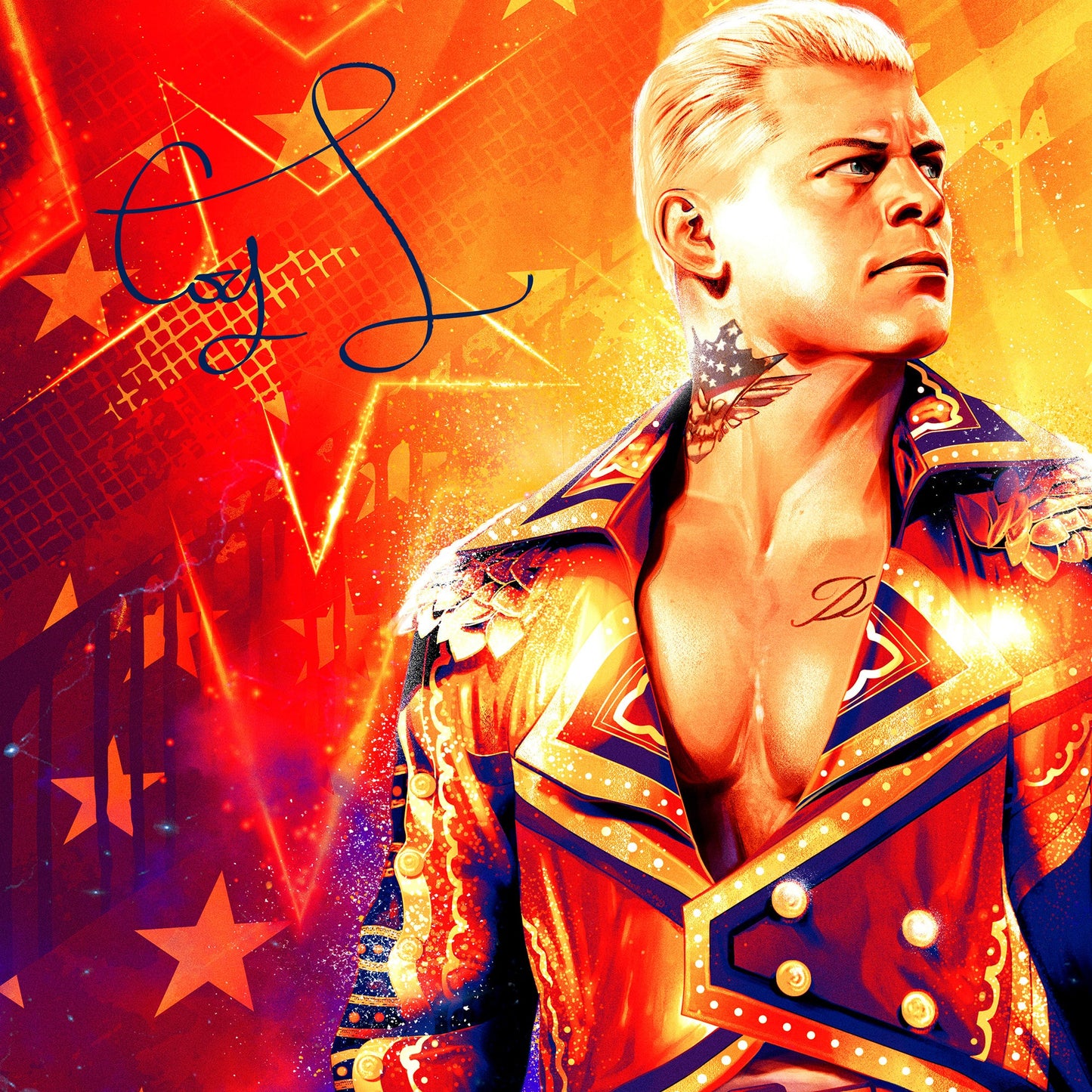 Cody Rhodes Limited Edition 18x24 Poster
