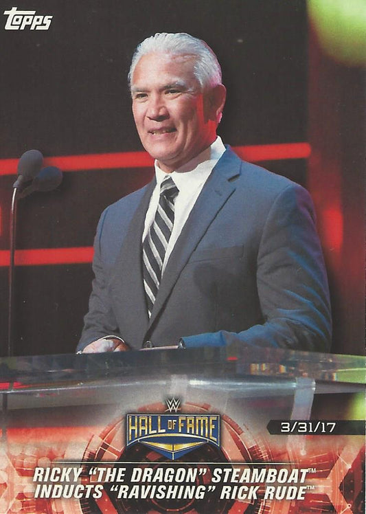 WWE Topps Road to Wrestlemania 2018 Ricky Steamboat #21