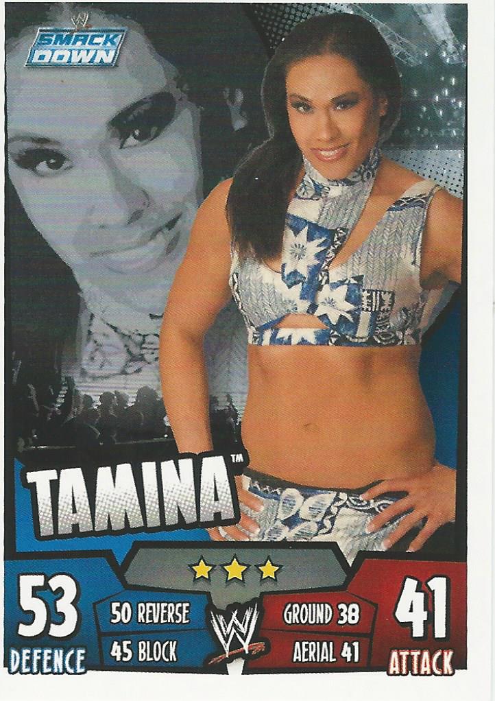 WWE Topps Slam Attax Rumble 2011 Tamina #121