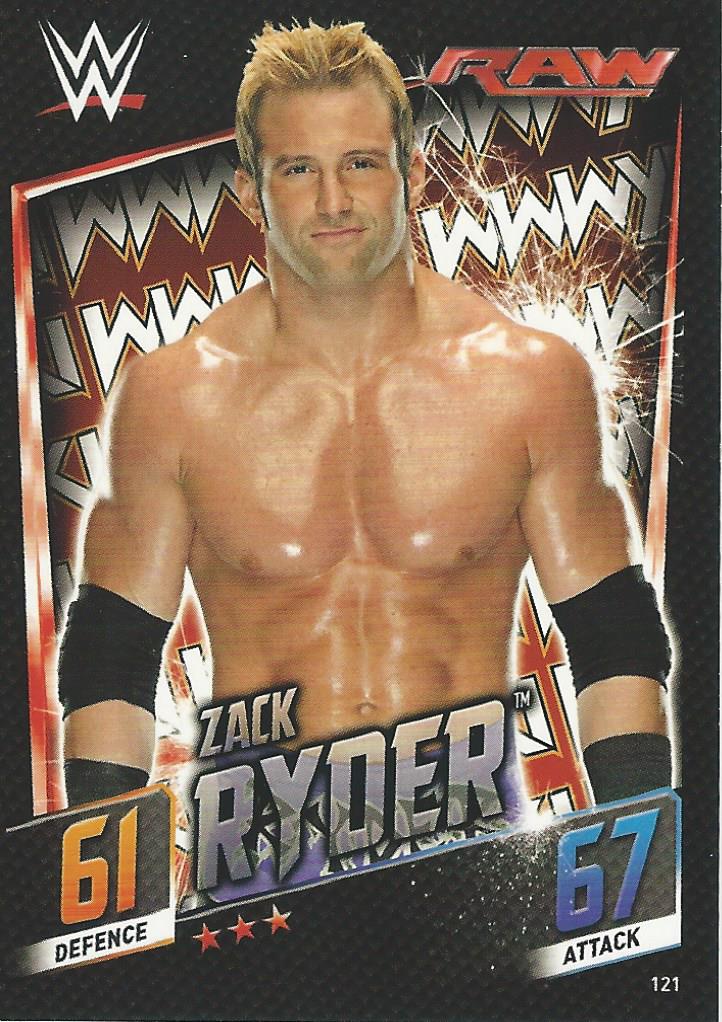 WWE Topps Slam Attax 2015 Then Now Forever Zack Ryder #121