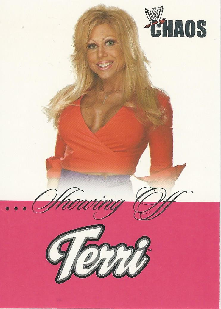 WWE Fleer Chaos 2004 Terri Runnels SO 11 of 16 trading card PW Catalog