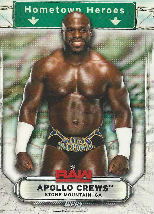 WWE Topps Raw 2019 Apollo Crews HH-2 trading card PW Catalog