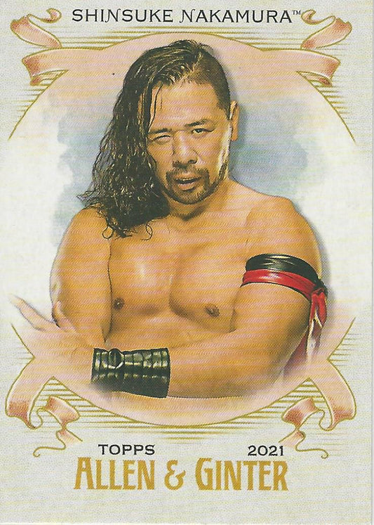 WWE Topps Heritage 2021 Shinsuke Nakamura AG-21 trading card PW Catalog